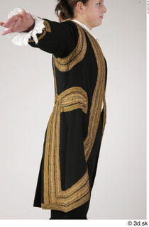 Photos Woman in Historical Suit 4 18th century Black suit…
